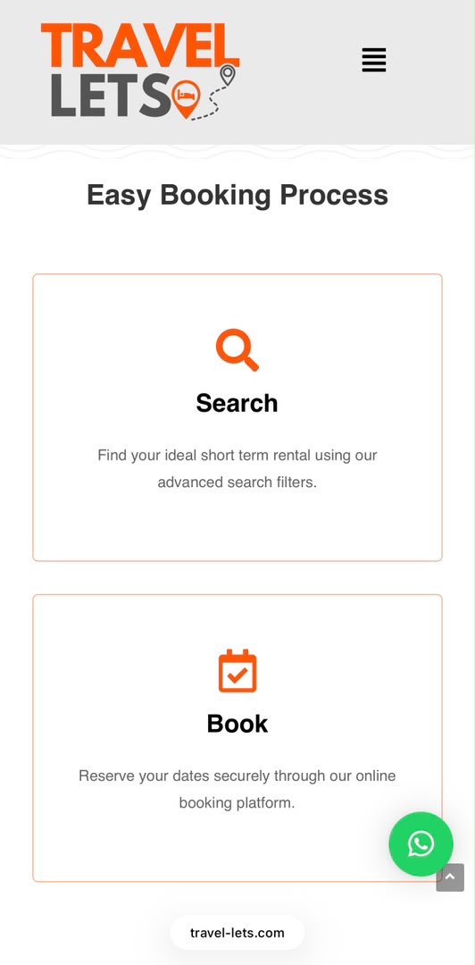 Travel Lets booking website