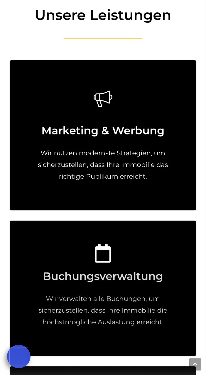 Short-term rental website